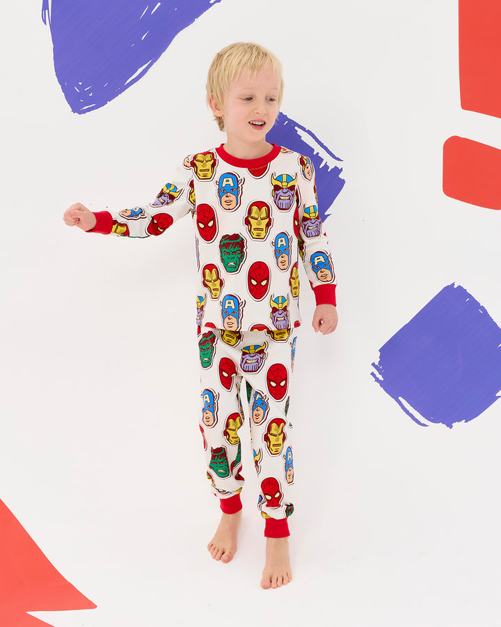 MARVEL HEROES LONG LEEVE PJ SET