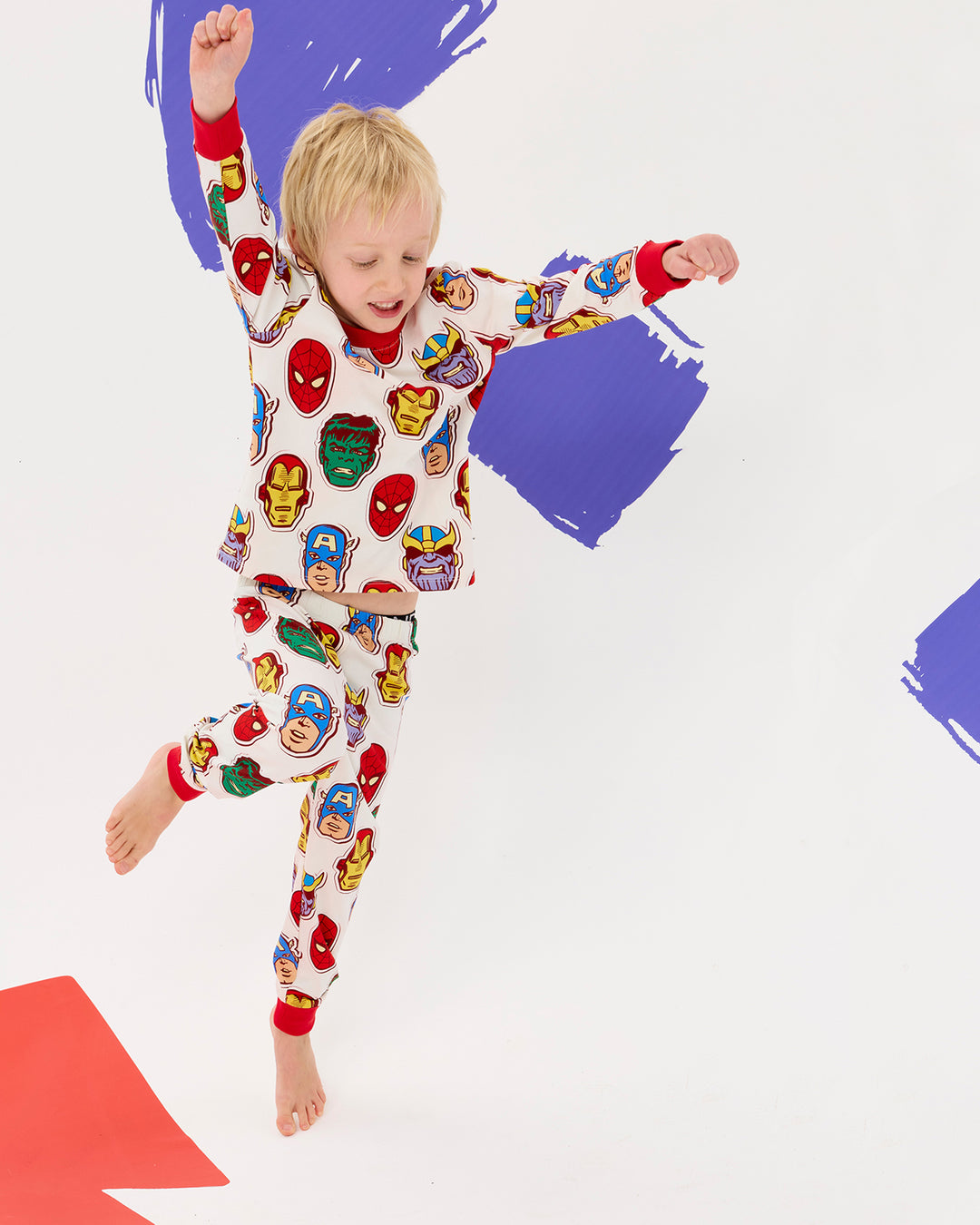MARVEL HEROES LONG LEEVE PJ SET