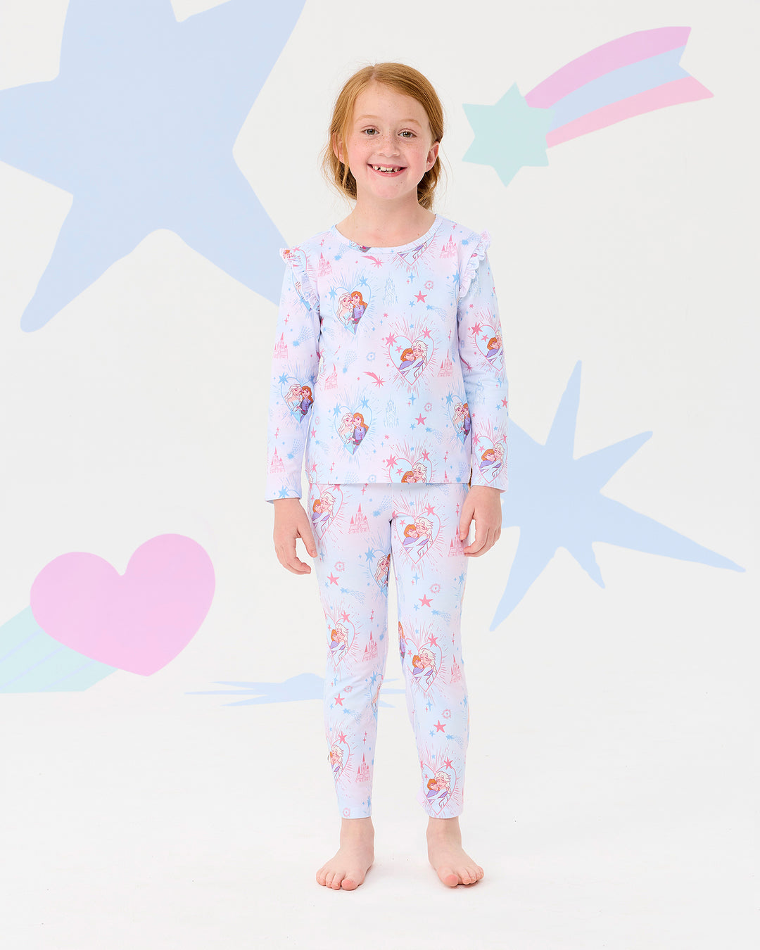 FROZEN WINTER SKY LONG SLEEVE PJ SET | Rock Your Baby