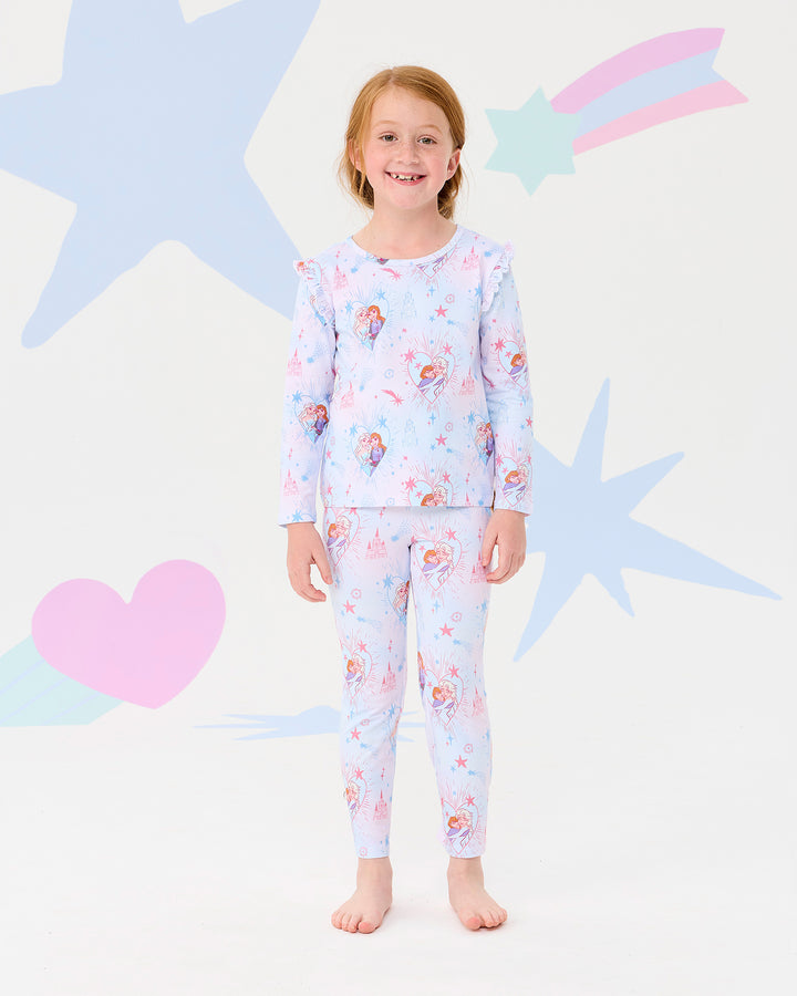 FROZEN WINTER SKY LONG SLEEVE PJ SET | Rock Your Baby