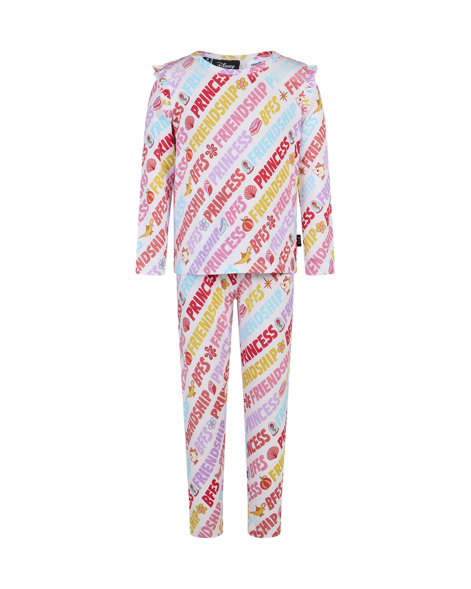 DISNEY PRINCESS BFFS LONG SLEEVE PJ SET