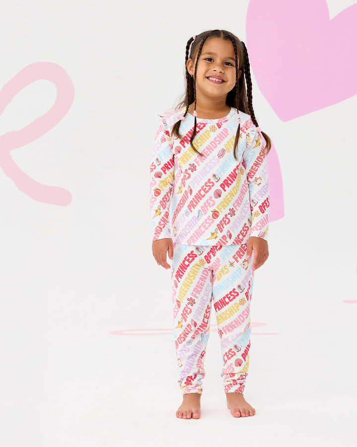 DISNEY PRINCESS BFFS LONG SLEEVE PJ SET