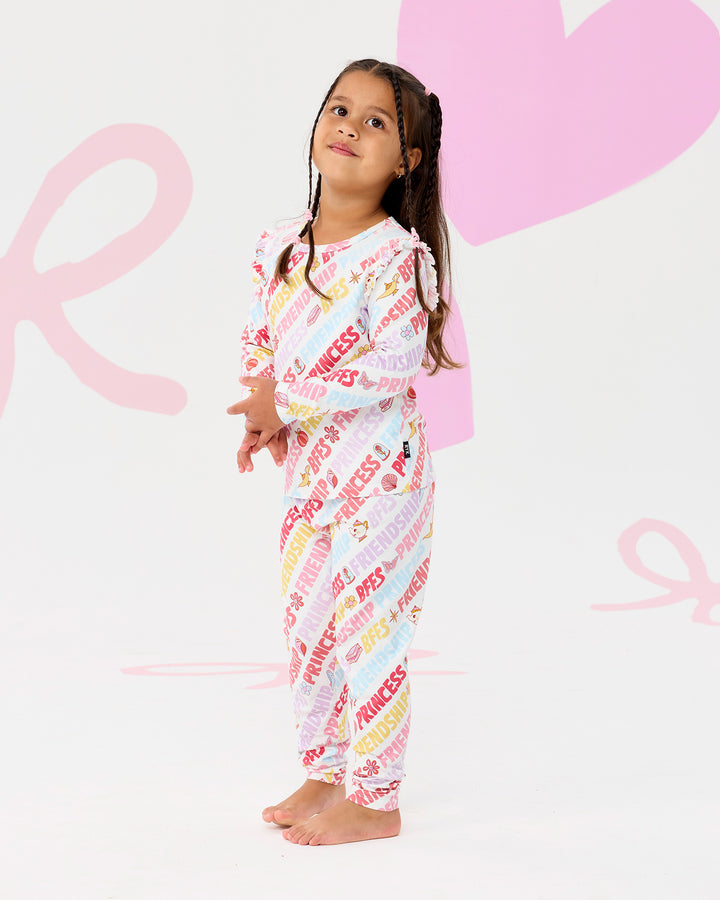 DISNEY PRINCESS BFFS LONG SLEEVE PJ SET | Rock Your Baby