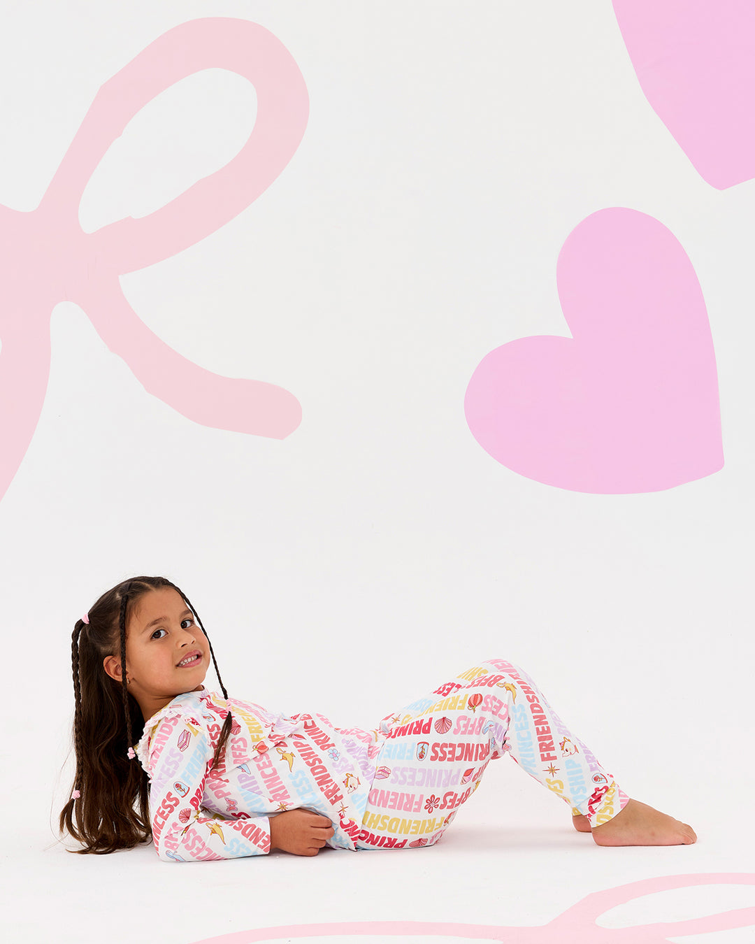 DISNEY PRINCESS BFFS LONG SLEEVE PJ SET