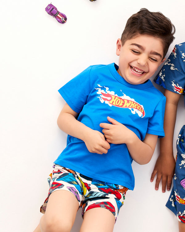 Hot Wheels PJ Set in Blue - Rock Your Kid boys pyjamas