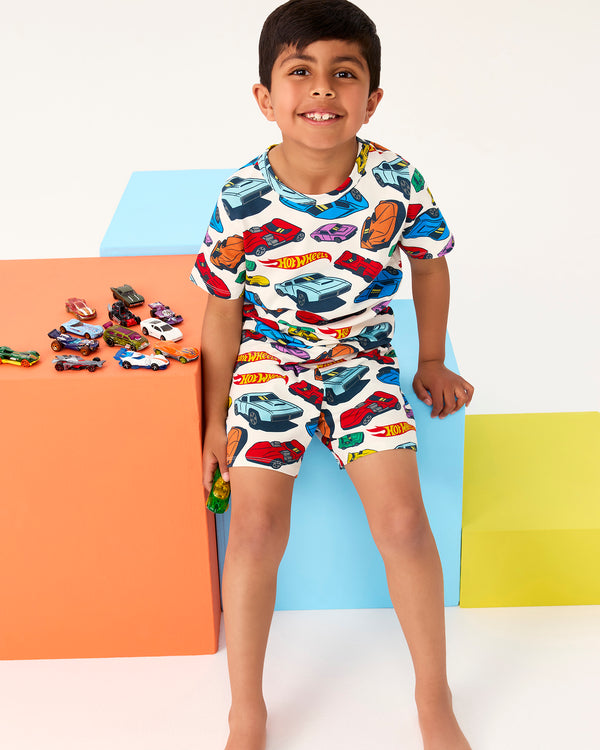 Hot Wheels PJ Set in White - Rock Your Kid boys pyjamas