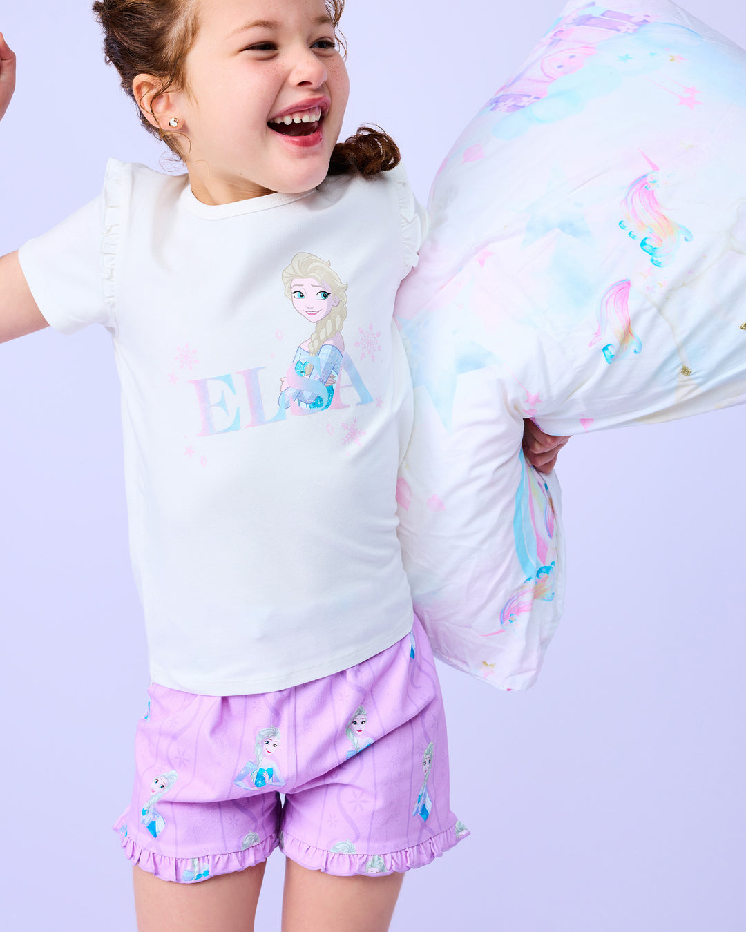 FROZEN PJ SET IN ICE PURPLE
