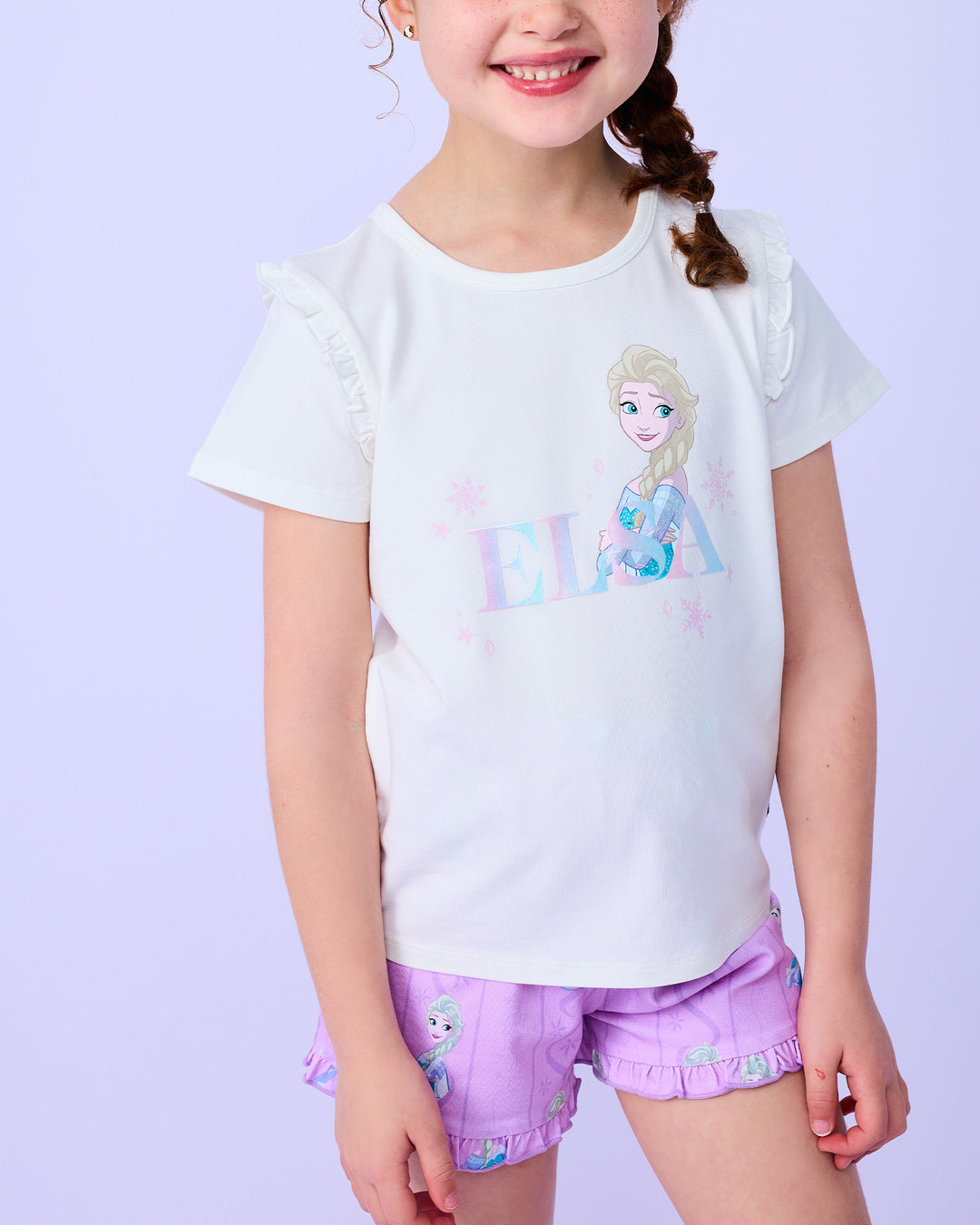 FROZEN PJ SET IN ICE PURPLE