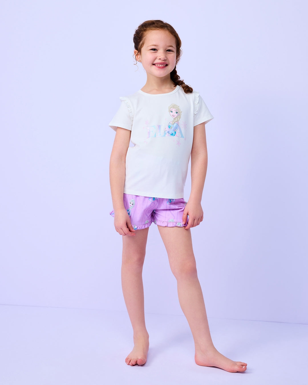 FROZEN PJ SET IN ICE PURPLE
