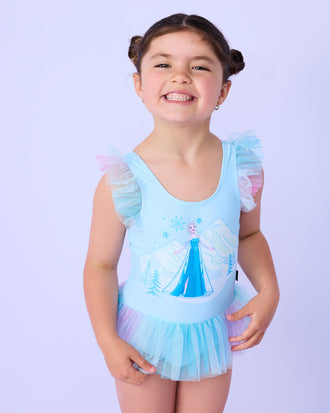 FROZEN ONE PIECE IN OMBRE BLUE