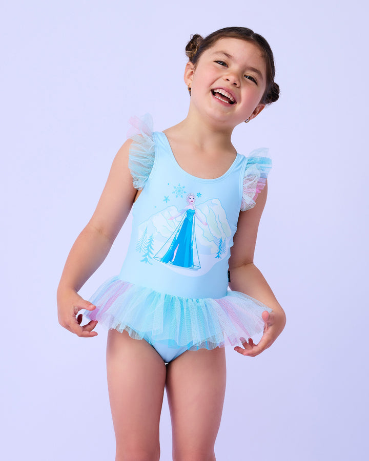 FROZEN ONE PIECE IN OMBRE BLUE