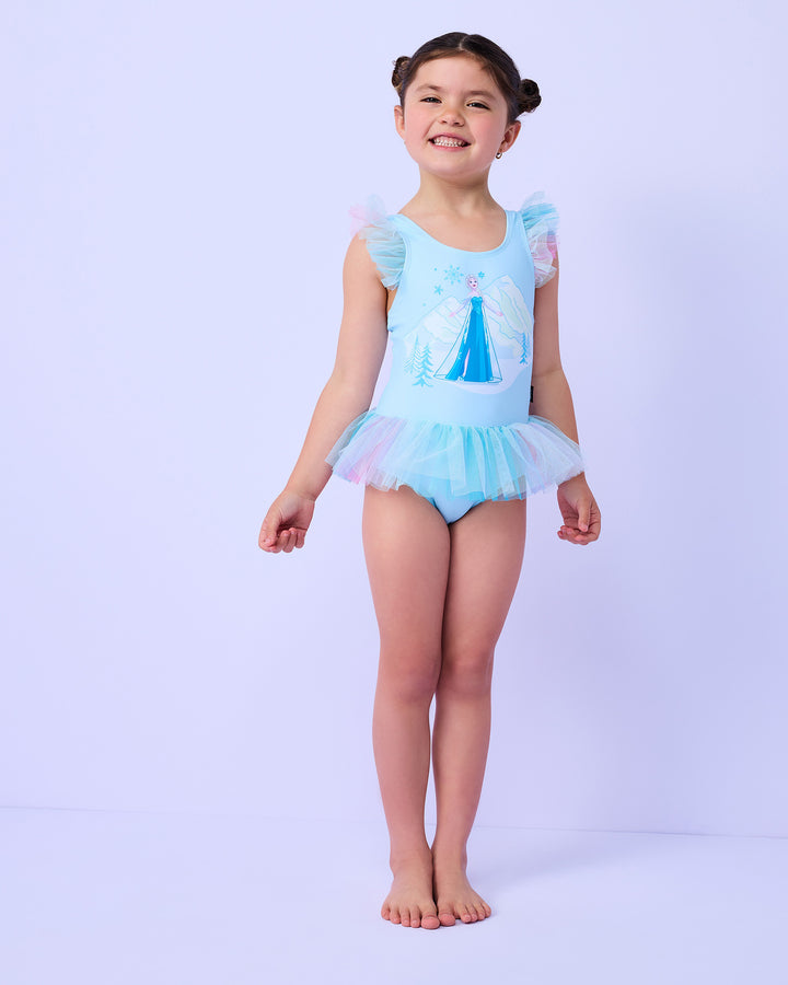 FROZEN ONE PIECE IN OMBRE BLUE