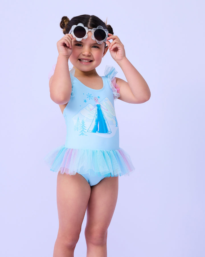 FROZEN ONE PIECE IN OMBRE BLUE