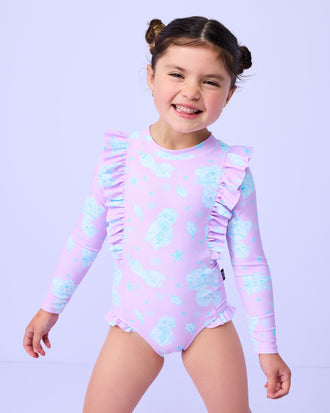 FROZEN SWIMSUIT IN PURPLE