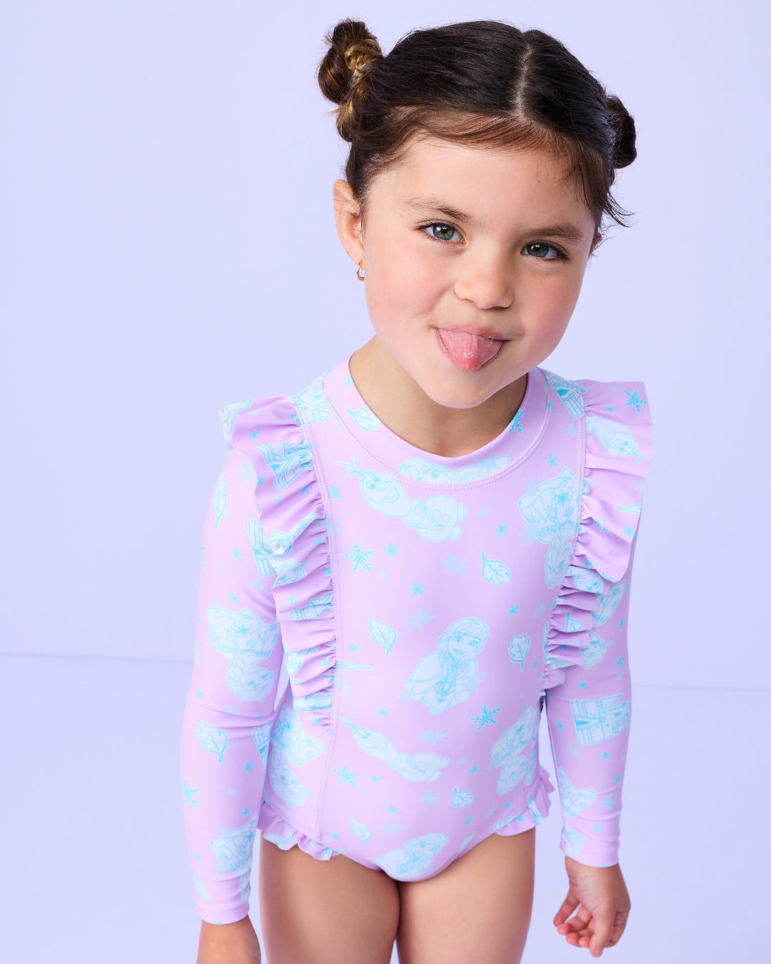 FROZEN SWIMSUIT IN PURPLE
