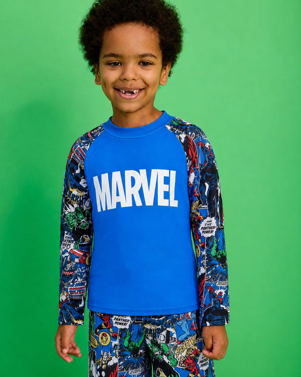 MARVEL RASHIE SET IN BLUE