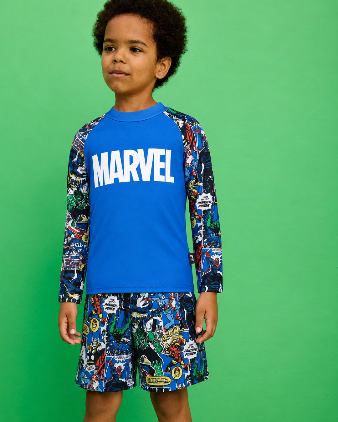 MARVEL RASHIE SET IN BLUE