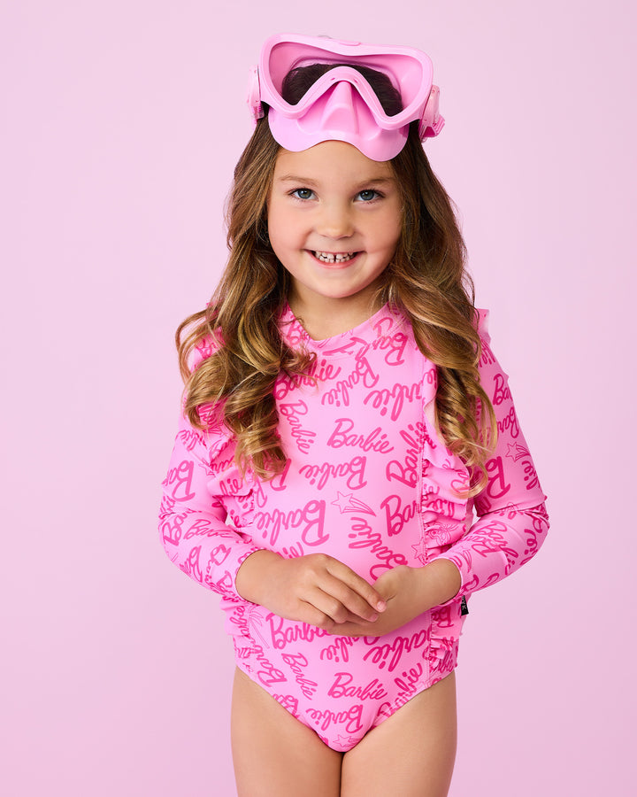 BARBIE SWIMSUIT IN MULTI PINK