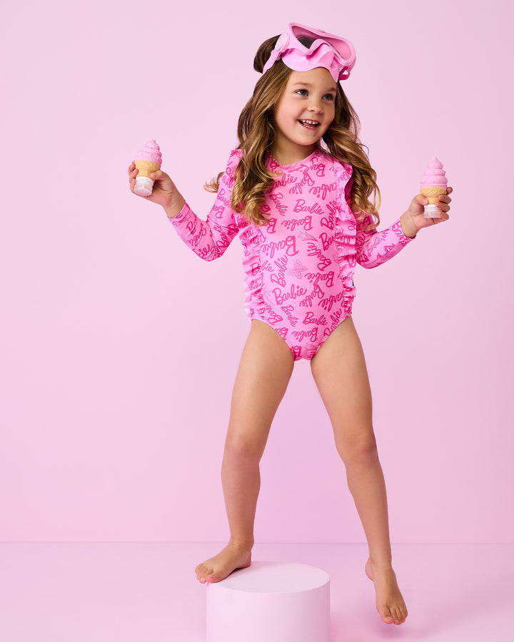 BARBIE SWIMSUIT IN MULTI PINK