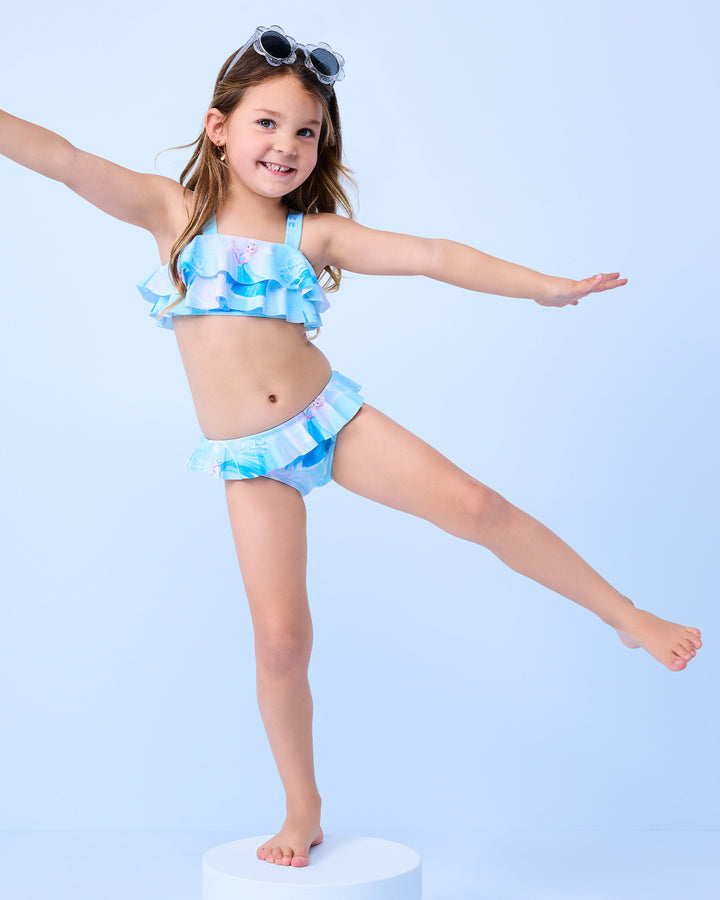FROZEN SWIM SET IN AQUA SKY