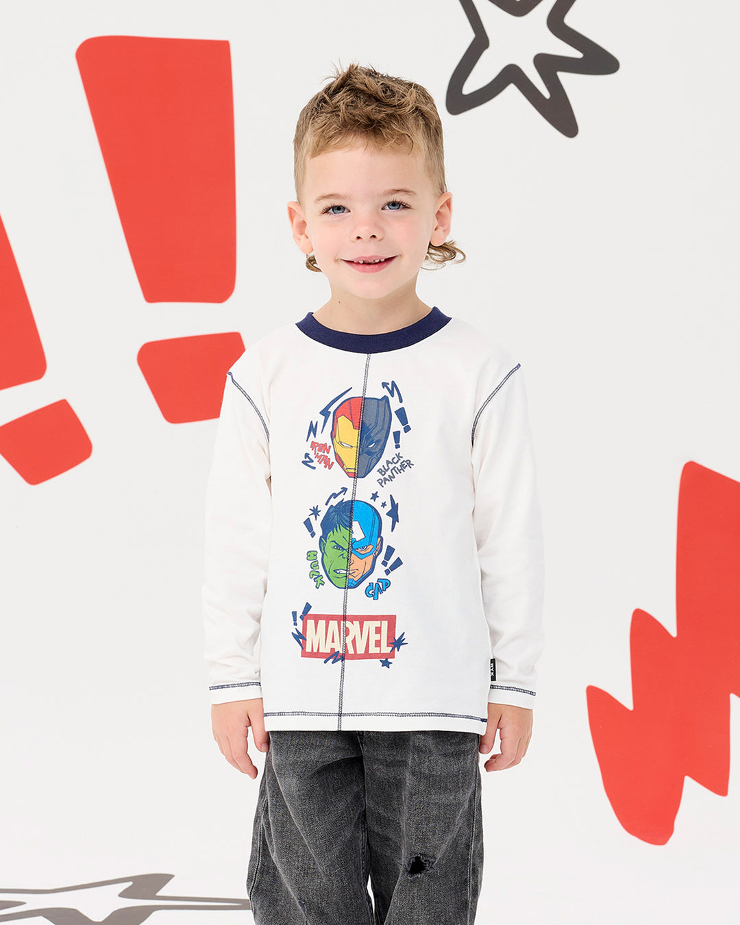 MARVEL DON'T SWEAT IT LONG SLEEVE T-SHIRT | Rock Your Baby