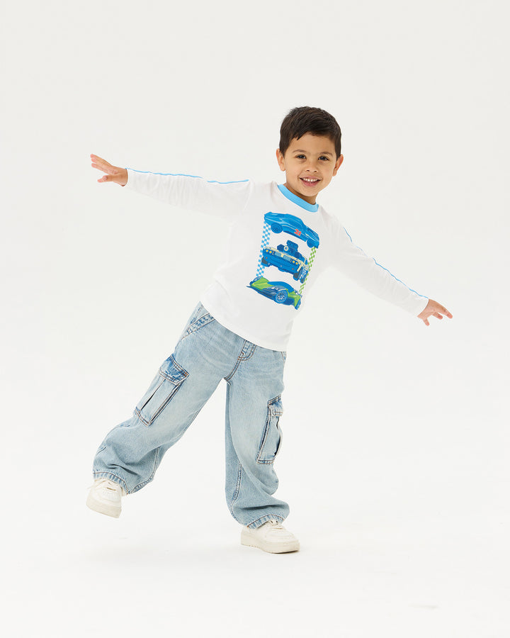 HOT WHEELS PUSH YOUR LIMITS LONG SLEEVE T-SHIRT