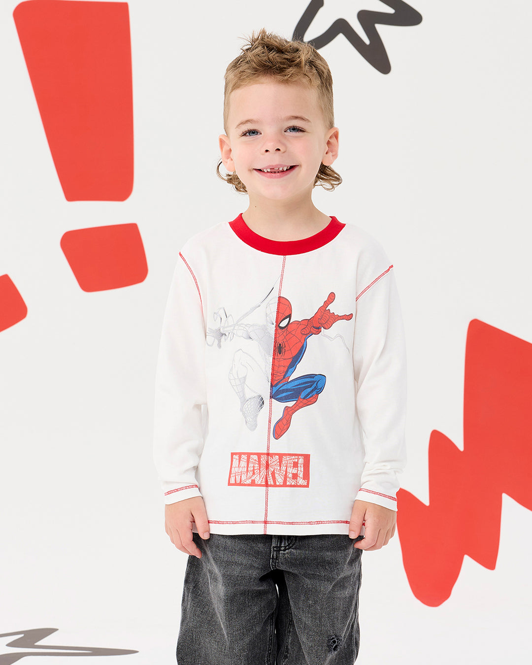 SPIDER-MAN ACTION LONG SLEEVE T-SHIRT