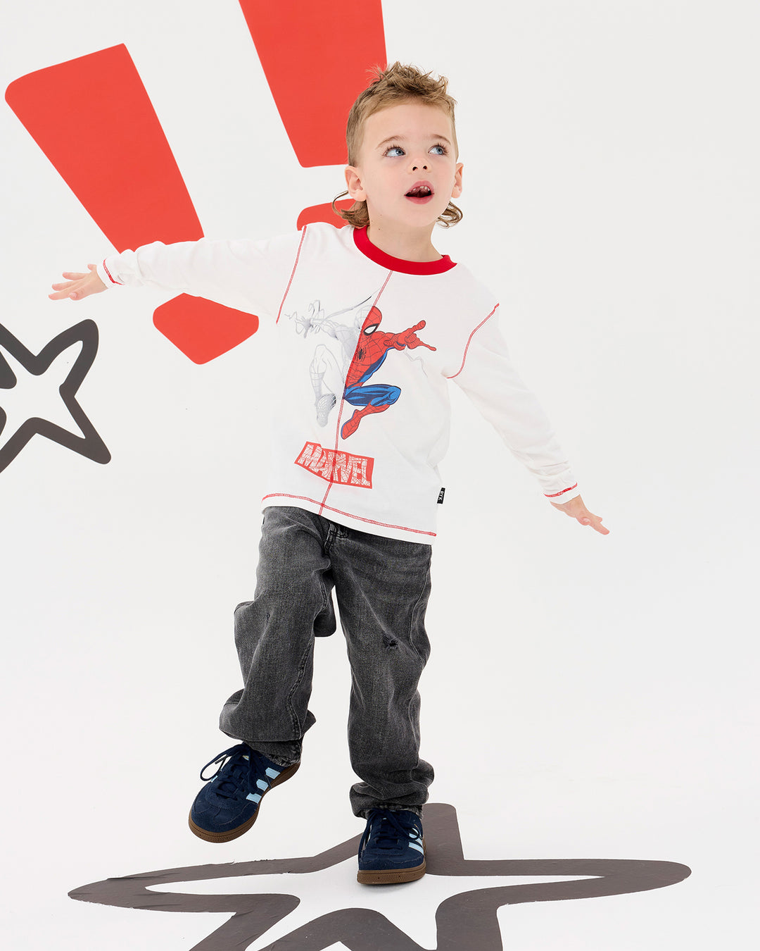 SPIDER-MAN ACTION LONG SLEEVE T-SHIRT