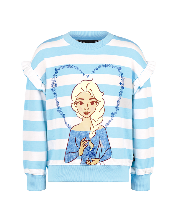FROZEN ELSA STRIPE SWEATSHIRT