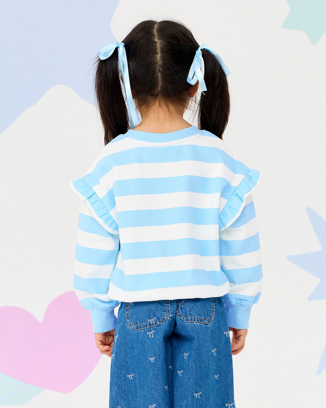 FROZEN ELSA STRIPE SWEATSHIRT