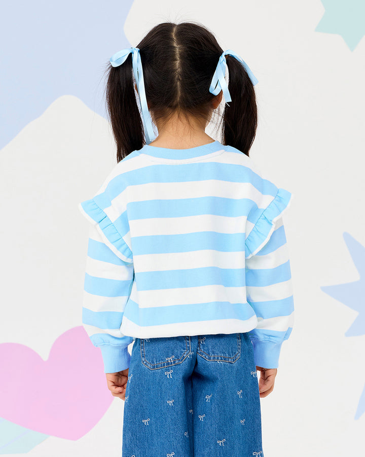 FROZEN ELSA STRIPE SWEATSHIRT