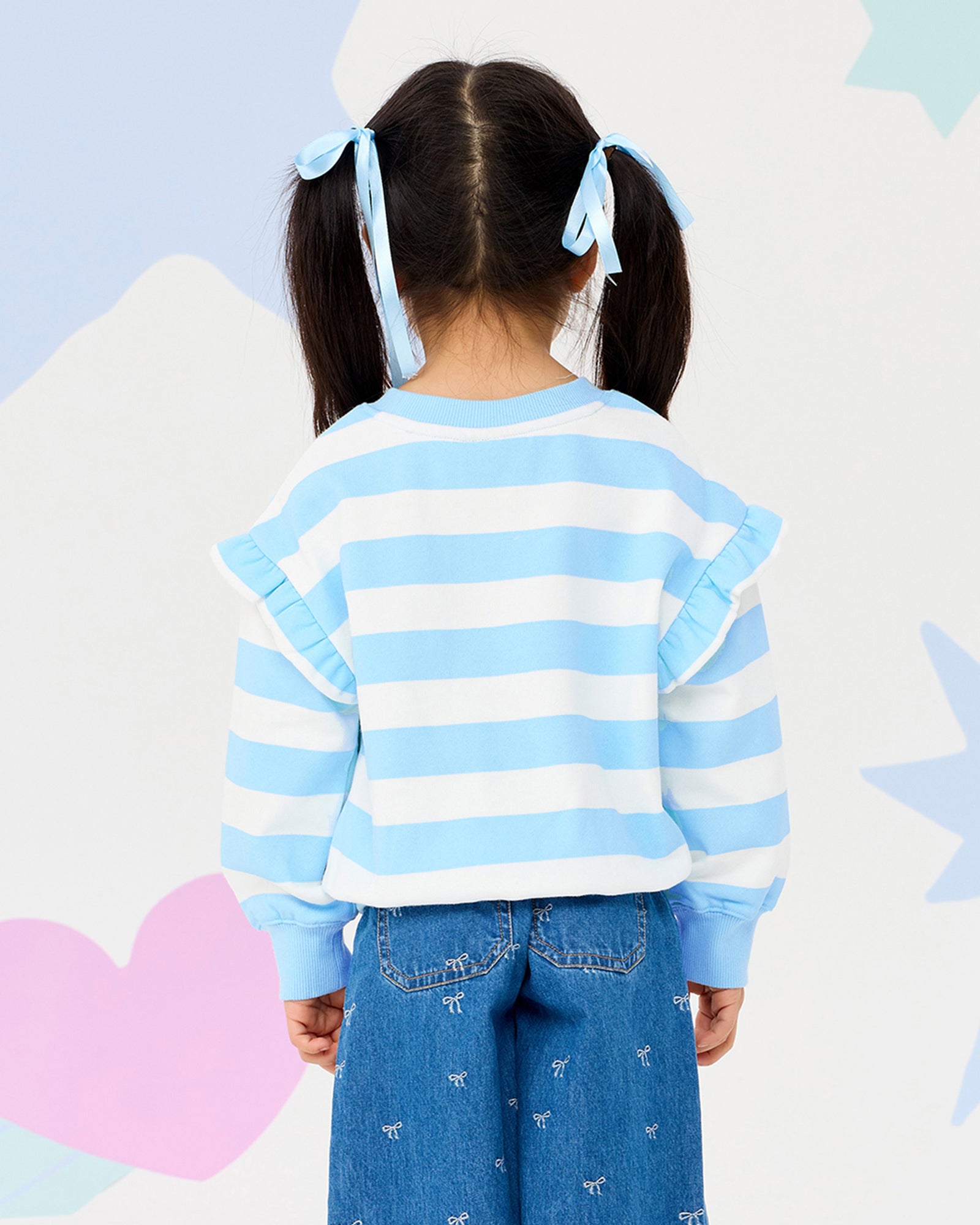 FROZEN ELSA STRIPE SWEATSHIRT