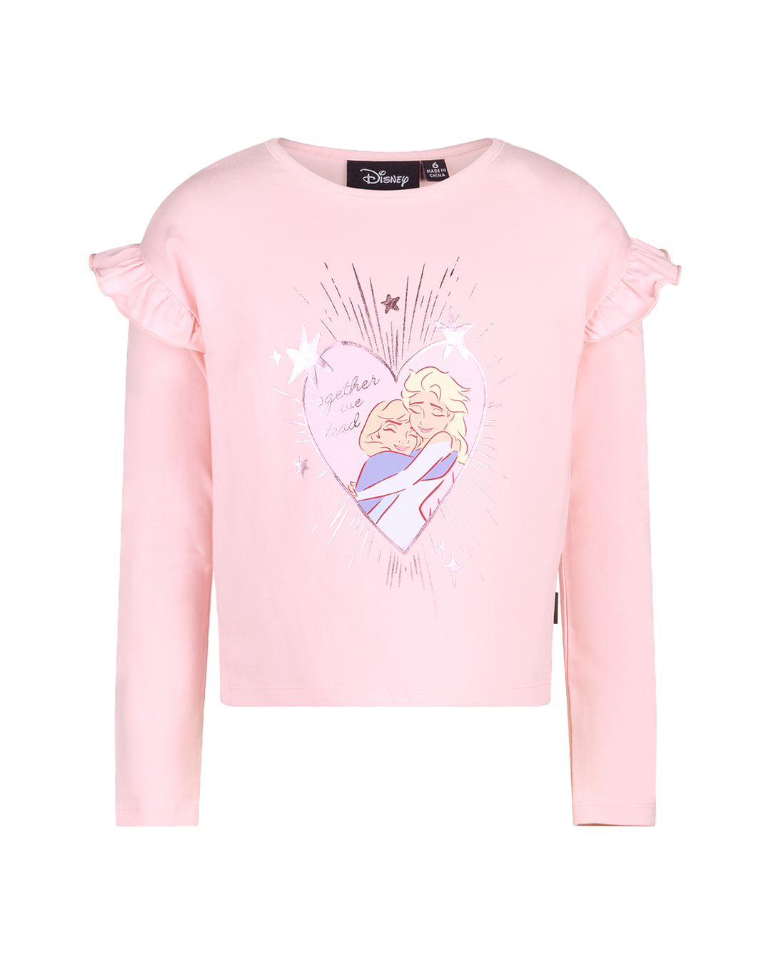 FROZEN ELSA &amp; ANNA FRILL LONG SLEEVE T-SHIRT
