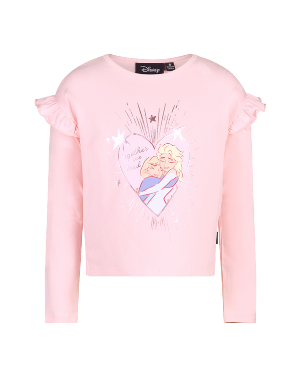 FROZEN ELSA & ANNA FRILL LONG SLEEVE T-SHIRT