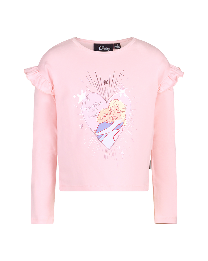 FROZEN ELSA &amp; ANNA FRILL LONG SLEEVE T-SHIRT