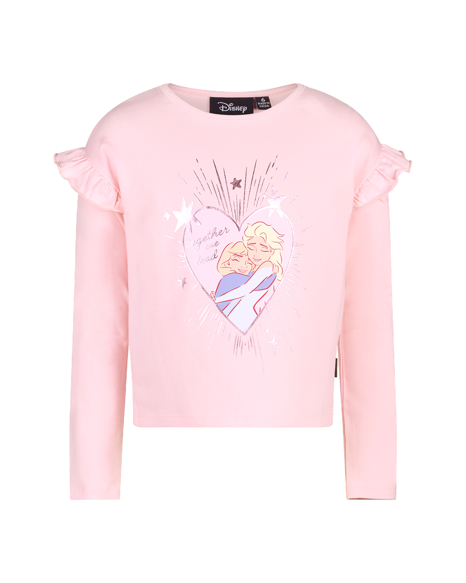 FROZEN ELSA & ANNA FRILL LONG SLEEVE T-SHIRT