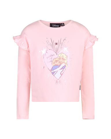 FROZEN ELSA & ANNA FRILL LONG SLEEVE T-SHIRT