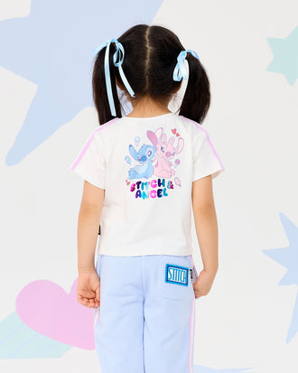 DISNEY STITCH & ANGEL POCKET SHORT SLEEVE T-SHIRT