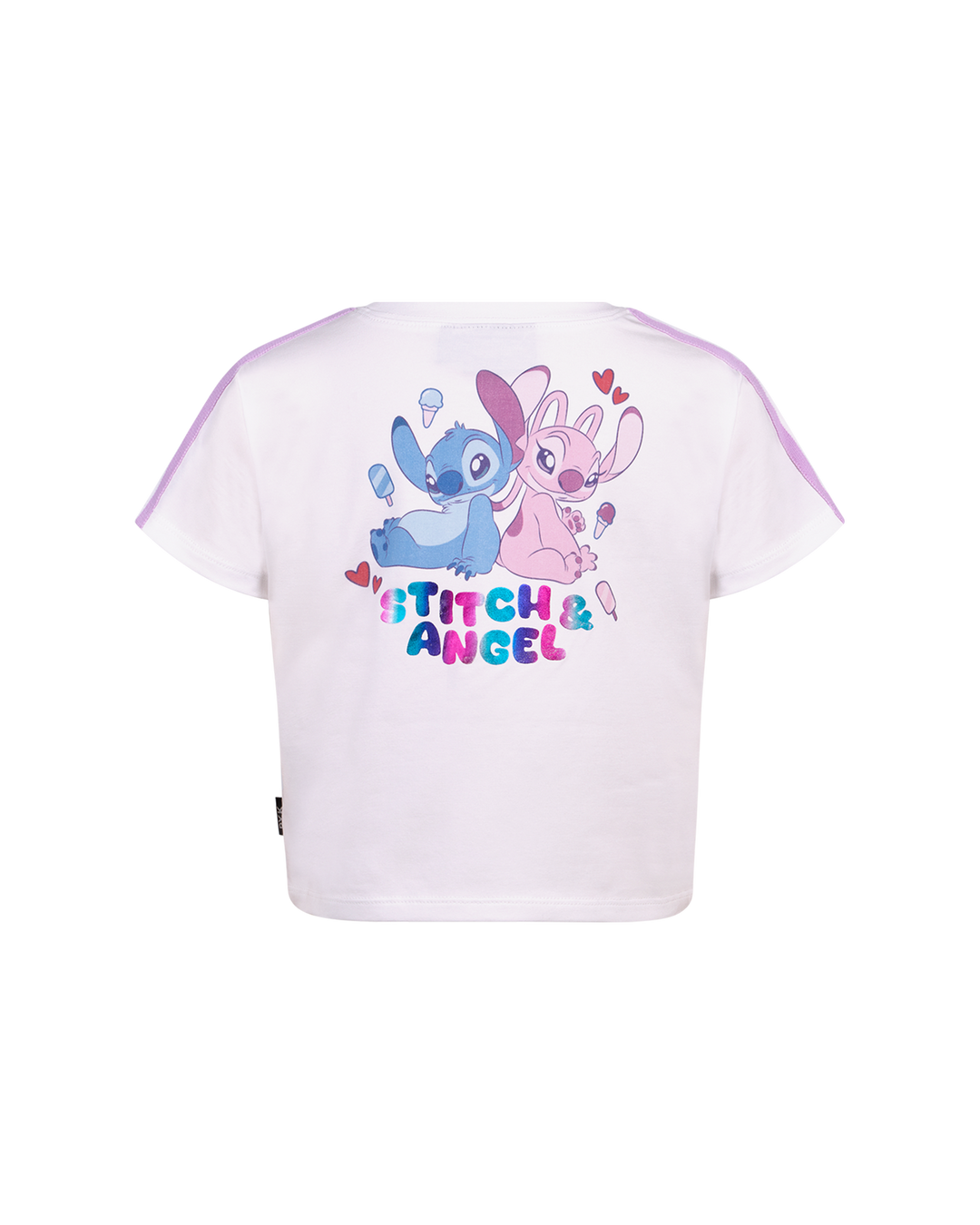 DISNEY STITCH &amp; ANGEL POCKET SHORT SLEEVE T-SHIRT