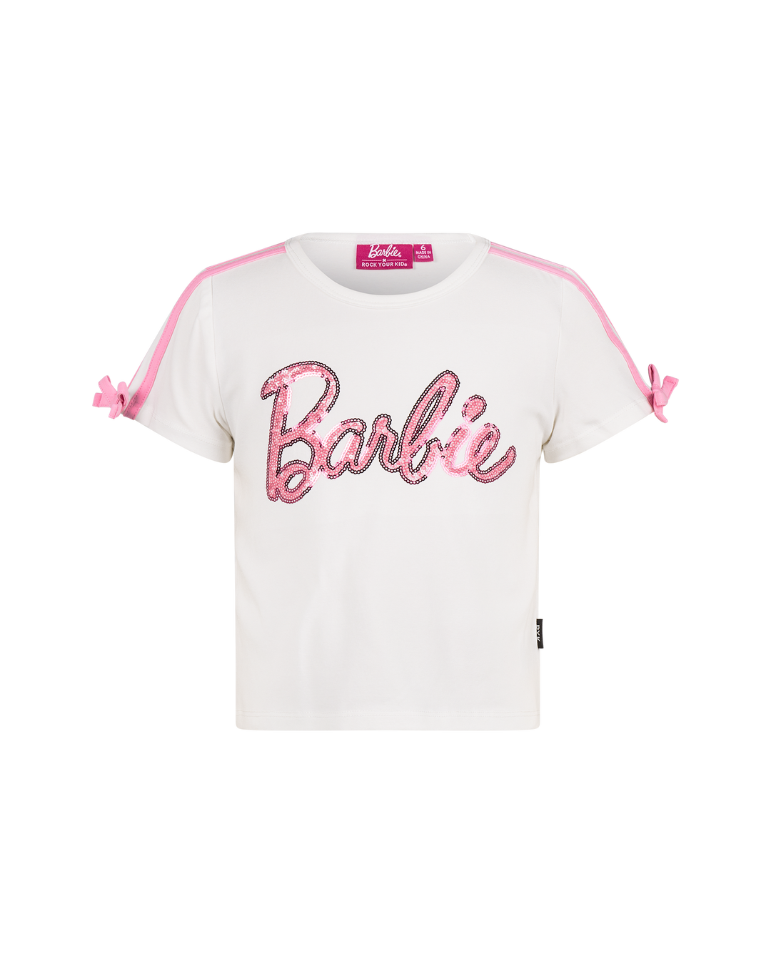 BARBIE SEQUIN SHORT SLEEVE T-SHIRT