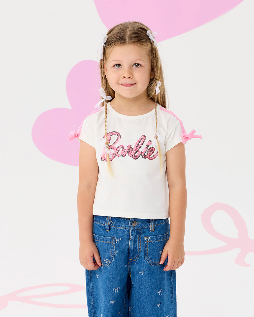 BARBIE SEQUIN SHORT SLEEVE T-SHIRT