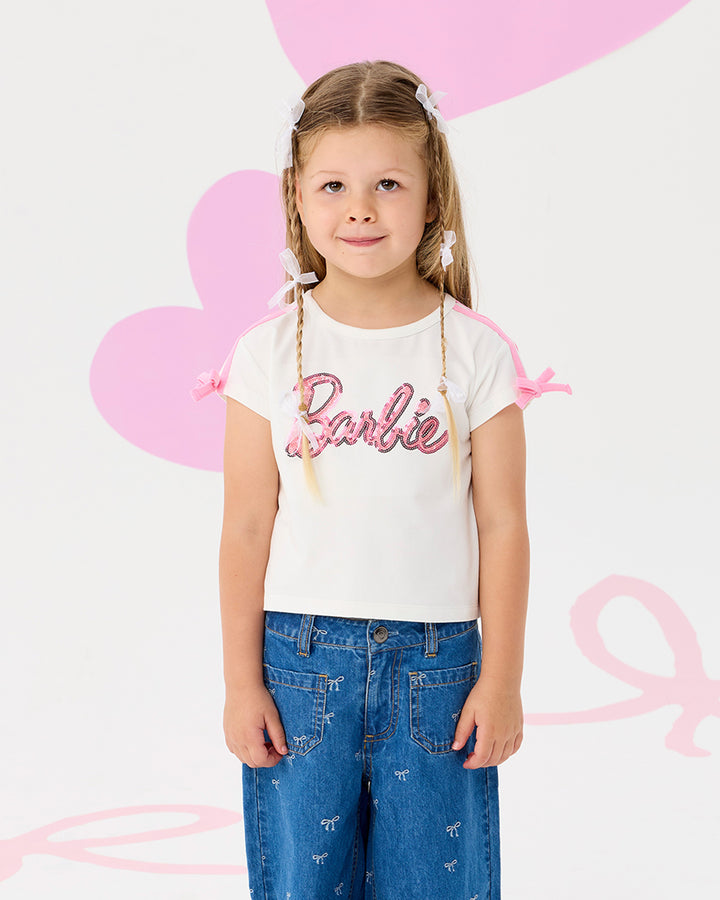 BARBIE SEQUIN SHORT SLEEVE T-SHIRT