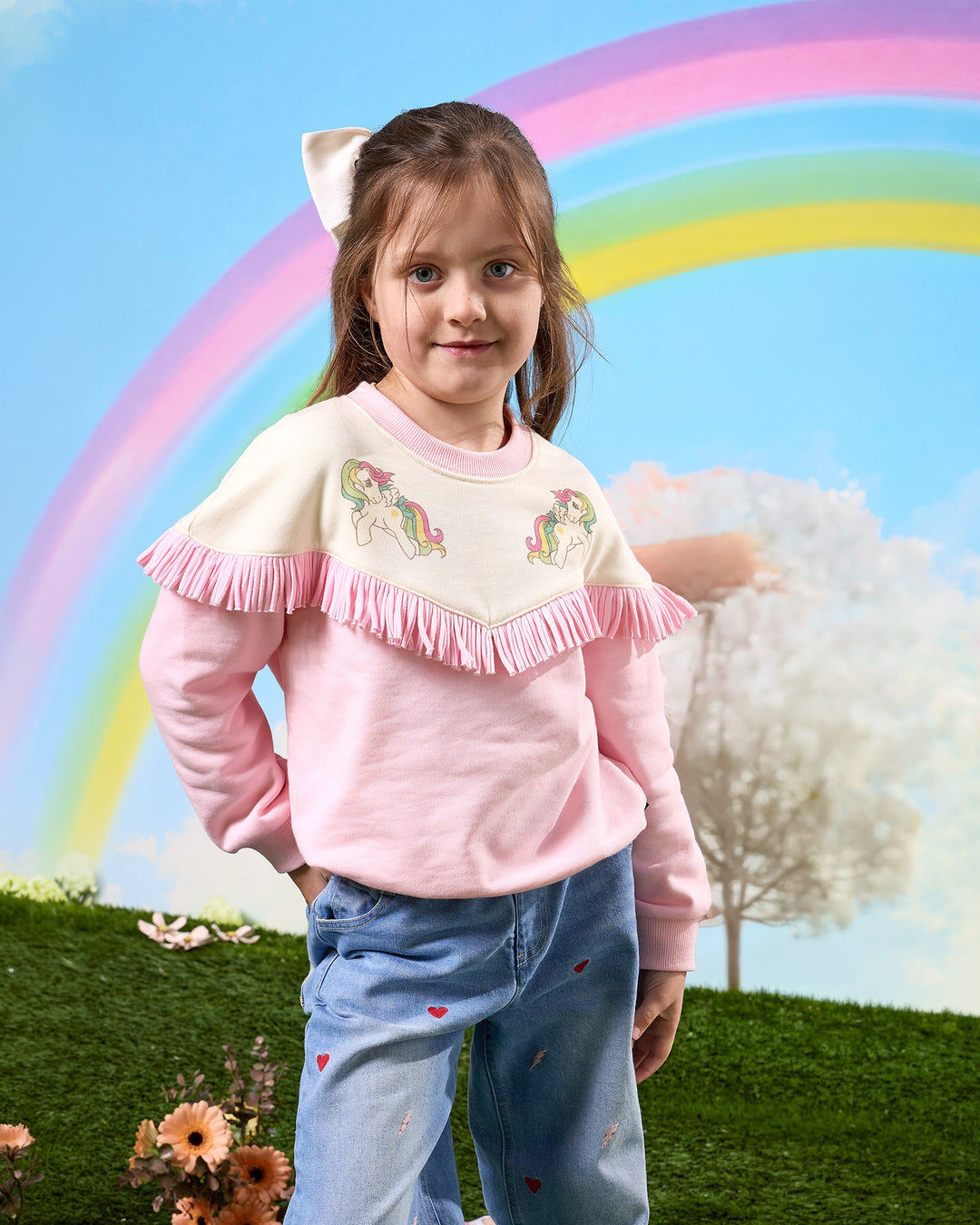 MY LITTLE PONY FRINGE SWEAT - PINK