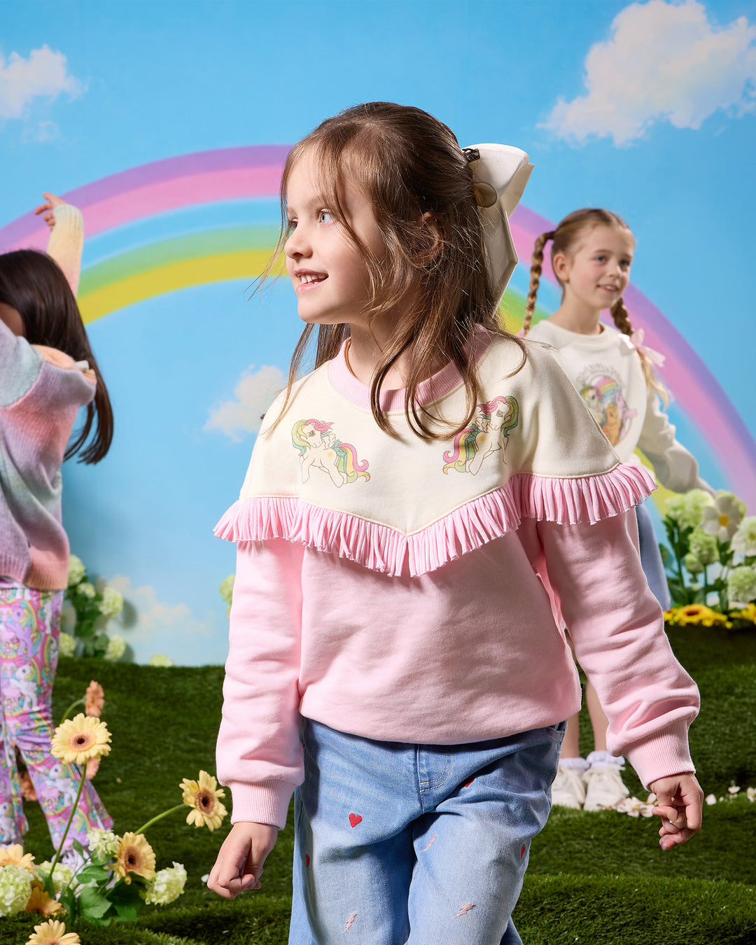 MY LITTLE PONY FRINGE SWEAT - PINK