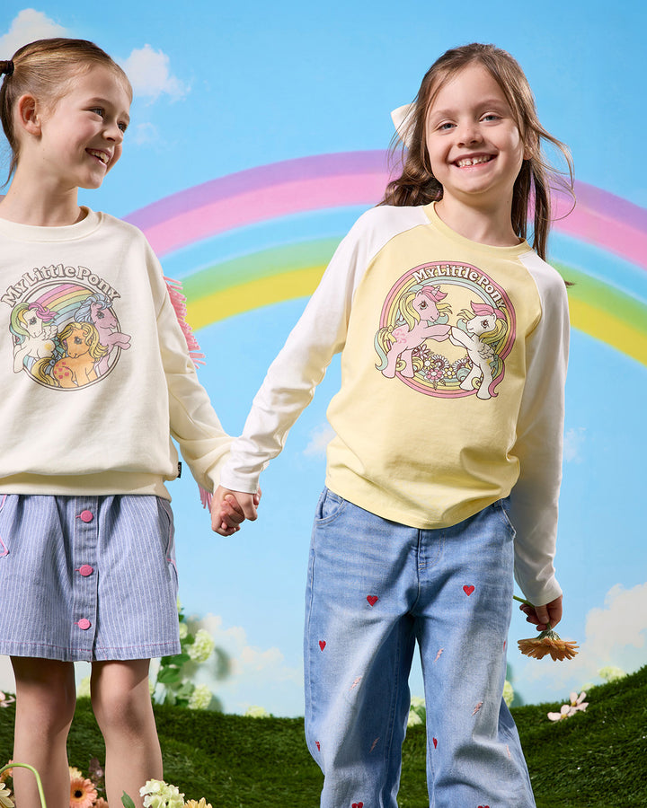 MY LITTLE PONY RAGLAN TEE - LEMON | Rock Your Baby