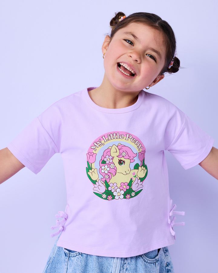 MY LITTLE PONY BOW TEE - PURPLE