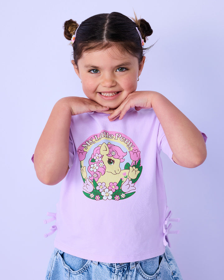MY LITTLE PONY BOW TEE - PURPLE