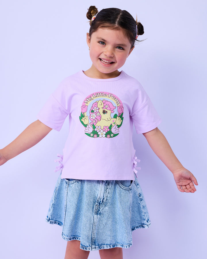 MY LITTLE PONY BOW TEE - PURPLE