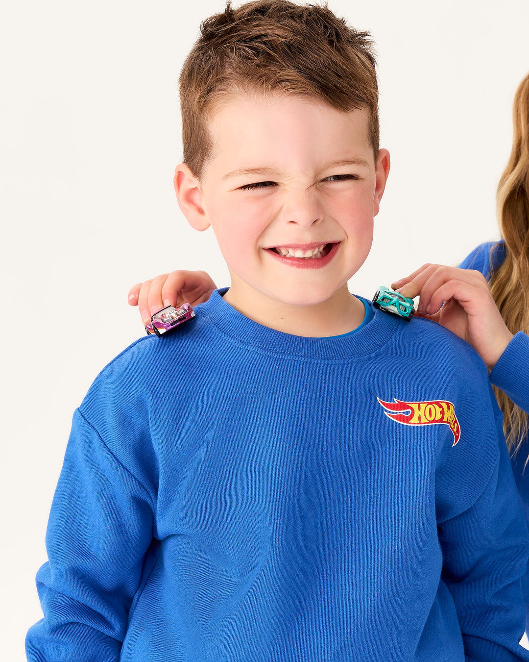 Hot Wheels Sweat in Blue - Rock Your Kid boys sweatshirt
