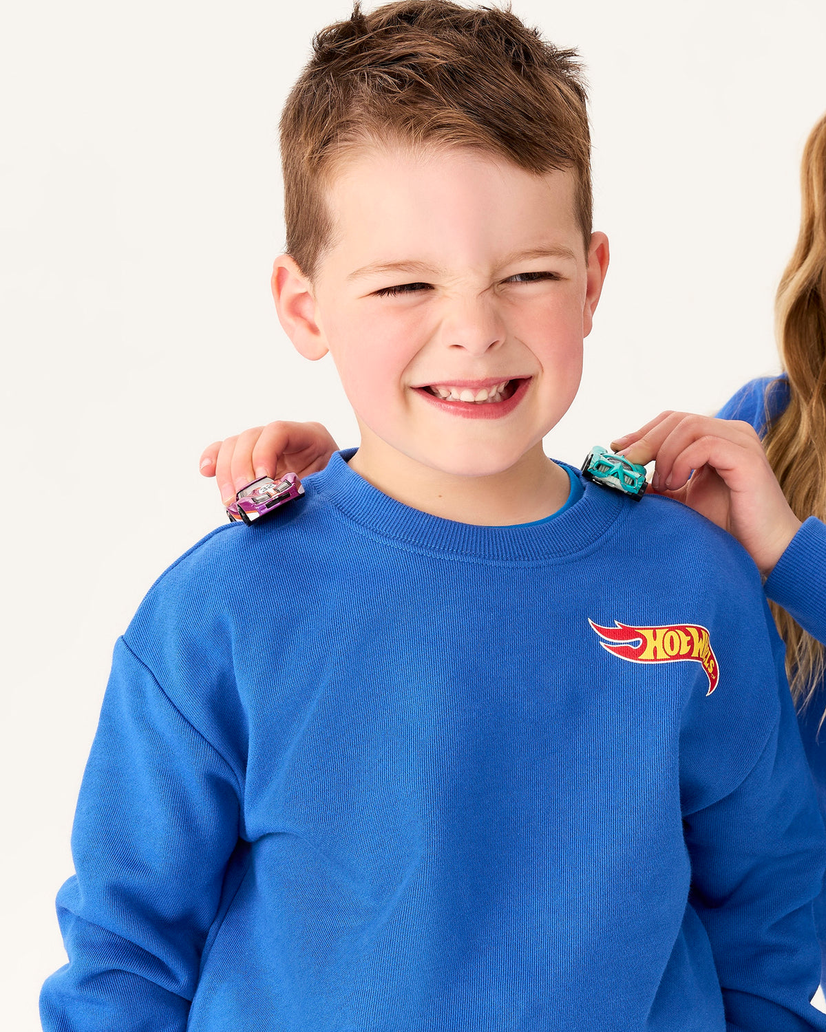 Hot Wheels Sweat in Blue - Rock Your Kid boys sweatshirt